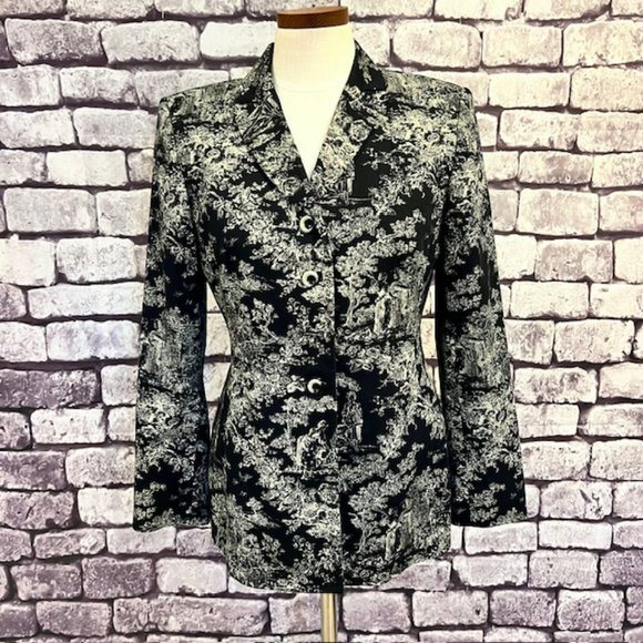 Le Suit Jackets & Blazers - 🎉Host Pic🎉Le Suit Black & Beige Long Sleeve Blazer Jacket Size 6
